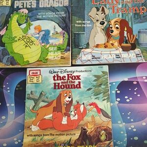 Disney Kids Books Set - Green, Blue, Red